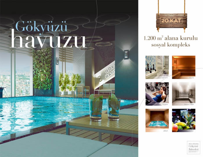 Are you ready to swim between clouds and stars at 20. floor?