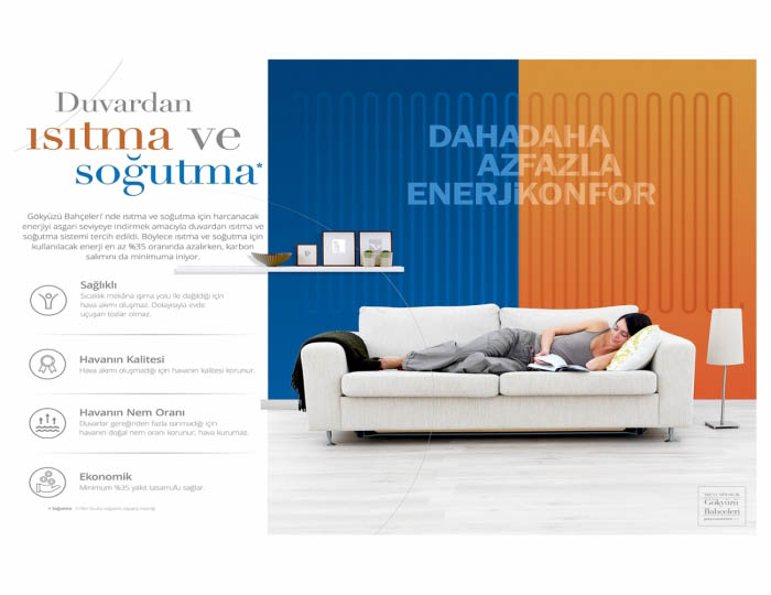 Daha az enerji daha fazla konfor